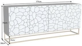 Dizajnová komoda Ladarius 177 cm hnedé mango