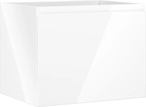 Mexen Orio, kúpeľňová skrinka 60 cm, 1 zásuvka, biela lesklá, 91A10-06047-1-BF00