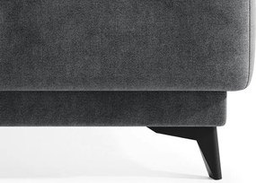 Postel Kalla 140x200 cm, tmavo šedá látka