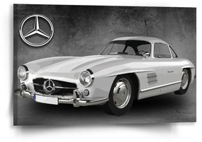 Sablio Obraz Mercedes-Benz 300 SL Sivé pozadie - 60x40 cm