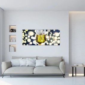 Obraz šampanského (120x50 cm)
