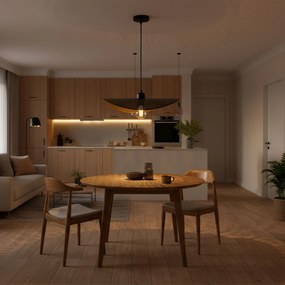 Toolight Toolight, stropné svietidlo 1xE27 APP1470-1CP čierna-zlatá matná, OSW-02447