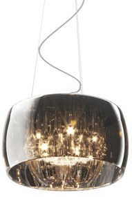 Luxusný luster na lanku Crystal 40 smoky