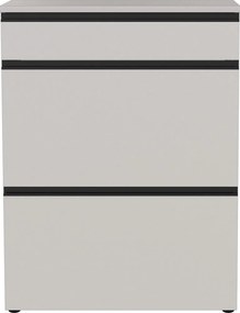 Krémová skrinka na topánky 80x107x29 cm Baldone – Germania