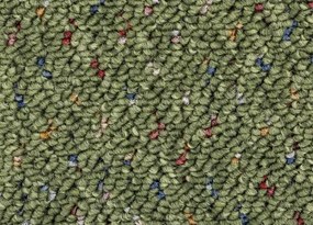 Koberce Breno Metrážny koberec VIRTUOSE 42, šíře role 400 cm, zelená, viacfarebná