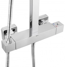 Sprchová súprava GABI s termostatickou batériou - 25x25 cm - chrómová