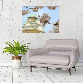 Sklenený obraz - Sakura (70x50 cm)