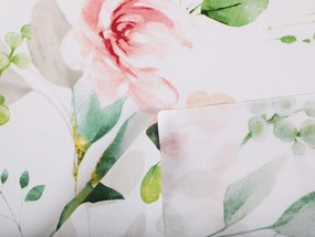 Biante Bavlnený záves Sandra SA-432 Vtáci medzi kvetmi 150x140 cm