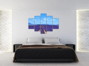Obraz - Levanduľové pole (150x105 cm)