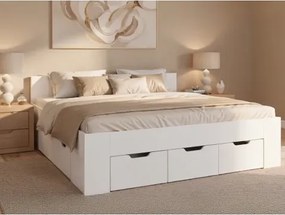 Posteľ Astral 180x200 cm, biela%