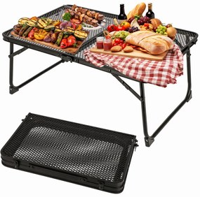 Skladací kempingový stôl – praktický a kompaktný 80x40x66cm