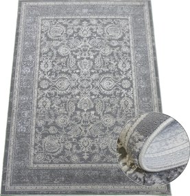 Koberec Allianz 6301 GREY – sivý s orientálnym vzorom Rozmer: 120x180 cm