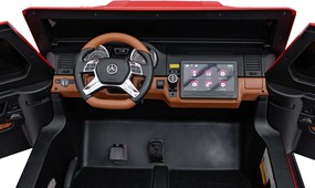 Ramiz Mercedes Benz MAYBACH G650 STRONG vozidlo Červená