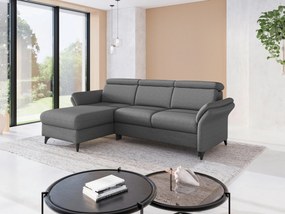 XXXLutz ROHOVÁ SEDAČKA, textil, tmavosivá Sit & More - Sedačky - 000144025874