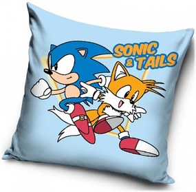 Dekoračný vankúš Sonic &amp; Tails - 40 x 40 cm