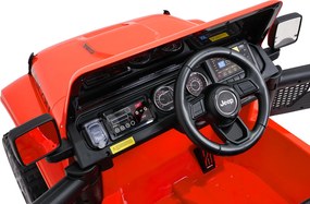 Ramiz Jeep Wrangler Rubicon LIFT elektrické autíčko pre deti oranžové