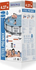 Bazén 427x84 cm Steel Pro Max Bestway - 56595