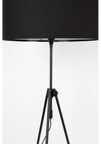 Čierna stojacia lampa Zuiver Lesley
