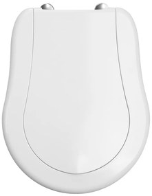 Kerasan Kerasan, RETRO WC sedátko, Soft Close, biela/chróm, 108901