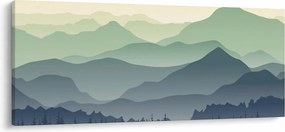 Obraz - Forest Mountain (120x50 cm)