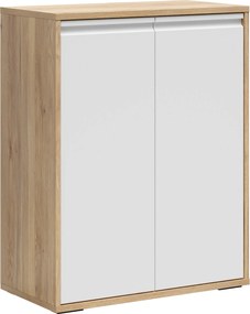 XXXLutz KOMODA, biela, farba duba, 80/100/41 cm Carryhome - Komody - 002427031607