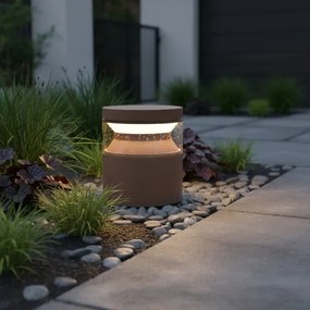 Ideal Lux - LED Vonkajšia lampa BOEING LED/14W/230V 15 cm IP65 hnedá