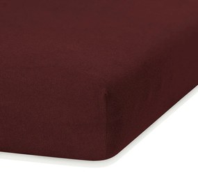 Froté prestieradlo s gumou AmeliaHome Ruby hnedé