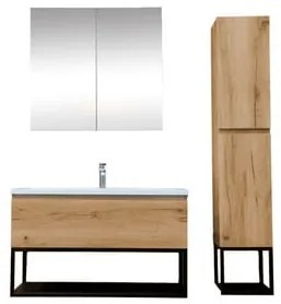 Kúpeľňová zostava s umývadlom SAT B-Way dub mat KSETBWAY10, 1 ks