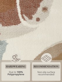 Hanse Home, Detský koberec Adventures 106426 Cream Multicolor, 160x235, viacfarebná, detská izba