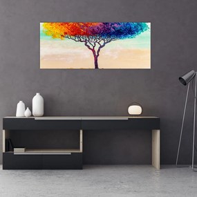 Obraz maľovaného stromu (120x50 cm)