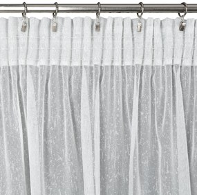 ZÁCLONA NA PÁSKE KELLY 140X270 CM BIELA