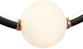 Klausen 142039 - LED Stmievateľný luster na lanku LIV LED/50W/230V čierna + DO