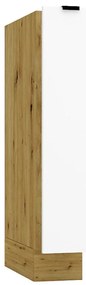 Kuchynská skrinka Cosmo Gianna D15 Cargo+Kosz Biela Aljaška/Dub Artisan