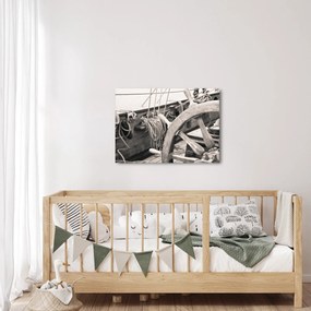 Obraz - Kormidlo plachetnice (70x50 cm)