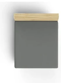 Tmavosivá napínacia bavlnená plachta 160x200 cm - Mijolnir