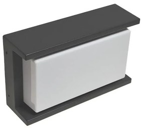 Vonkajšie nástenné svietidlo ARAGO 1xE27/60W/230V antracit