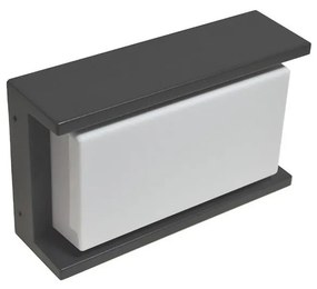 Vonkajšie nástenné svietidlo ARAGO 1xE27/60W/230V antracit