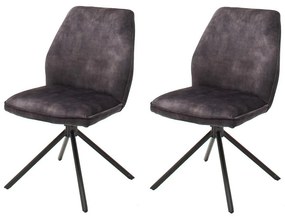 Jedálenské stoličky NEXORO 2 ks antracit