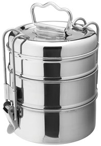 Bar@drinkstuff 3-úrovňový malý obedár Tiffin