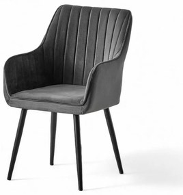Sada jedálenských stoličiek Nova Anthracite, 2 ks