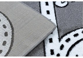 Detský kusový koberec Ulica sivý 120x170cm