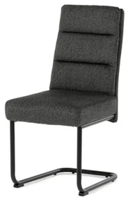 Jedálenská stolička Autronic 47x94 cm sivá látka DCL-P3107 GREY2