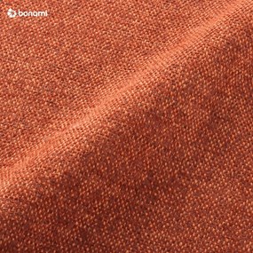 Tehlovooranžová rozkladacia rohová pohovka Miuform Scandic Lagom, ľavý roh