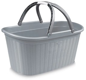 STEFANPLAST Košík na bielizeň Elegance, šedý