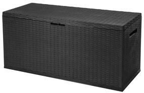 ProGarden Záhradný úložný box 312 l, tmavosivý