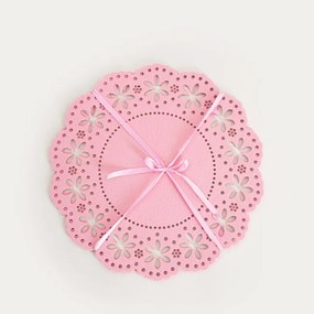 Podložka pod tanier TANDA ružová 766466 (2 ks)