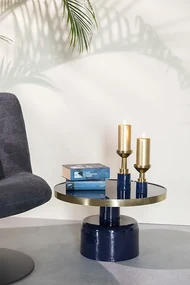 Zuiver Glam konferenčný stolík - Biela