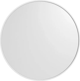 Sapho Sapho, NOTION SLIM guľaté zrkadlo v ráme, priemer 60cm, biela matná, NT600W