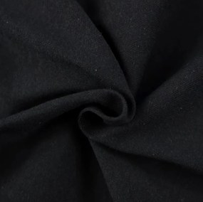 Jersey prestieradlo Čierne 60x120 cm