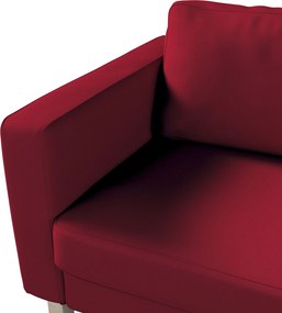 Poťah na sedačku Karlstad (nerozkladací, 3-miestny, krátky) farba produktu červená látka zapletaná